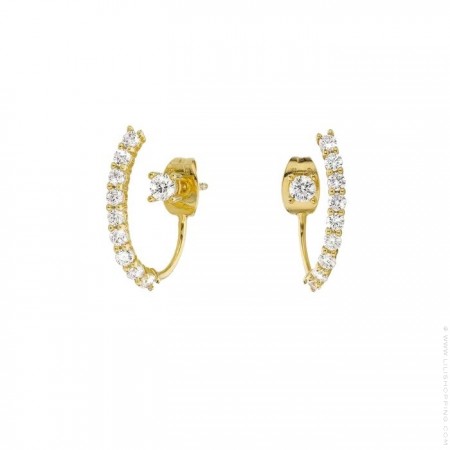 Times Square gold platted earrings