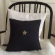 Square linen cushion 