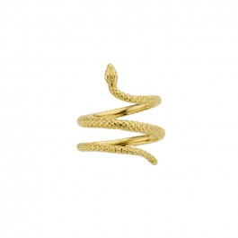 Snake gold Plated Ring