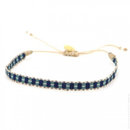 Bracelet Argentinas bleu et vert canard