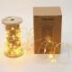 Guirlande led Galaxie sur bobine en bois vintage