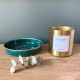 Green enamelled Berber cup