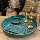 Green enamelled Berber cup