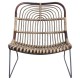 Kawa rattan lounge chair