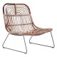 Kawa rattan lounge chair