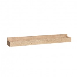 80 cm oak wall shelf