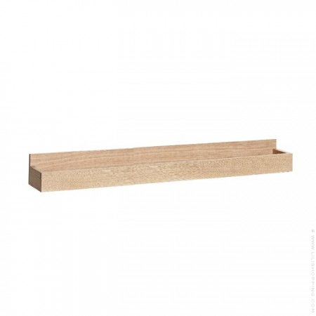 80 cm oak wall shelf