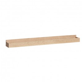 120 cm oak wall shelf