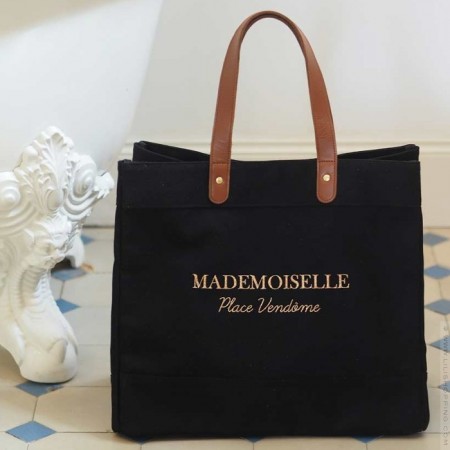 Denim black Mademoiselle Fani Mademoiselle Place Vendôme bag