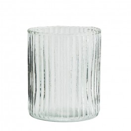 Drinking striped Grooves glass