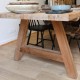 2m Cantina teak table