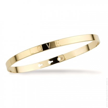 Love gold platted bracelet