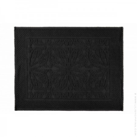 Hammam black 60 x 80 bath mat