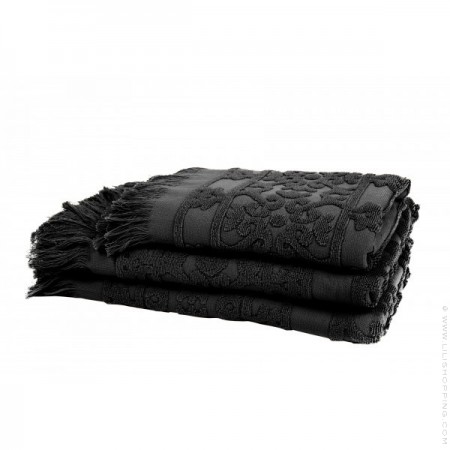 Sumatra black hand towel