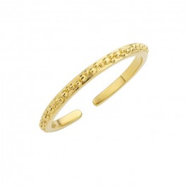 Bague Sparkling dorée à l'or fin