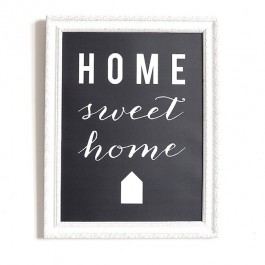 Affiche Cinq Mai - Home Sweet Home ardoise