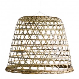 Panier rond ouvert et abat-jour Basopen 70 cm