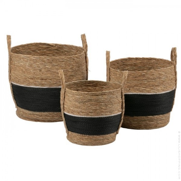 and natural small round basket - Lili Shopping