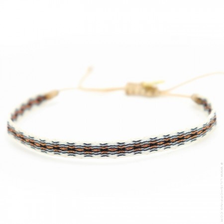 Argentinas copper white grey bracelet