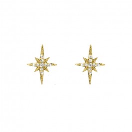 Diwali gold platted earrings