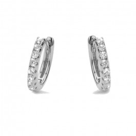 Boucles d'oreilles Delhi plaquées argent