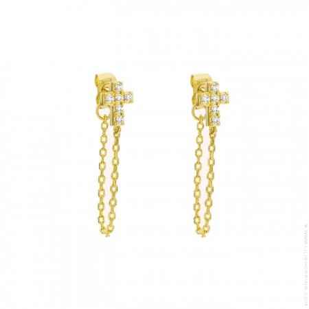 Little Hoops gold platted earrings