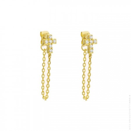 Little Hoops gold platted earrings