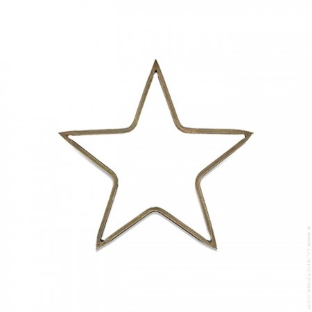 Meru antique brass star 20 cm