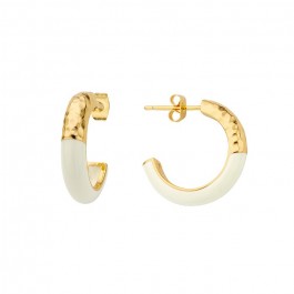 Ivory Candy gold platted earrings