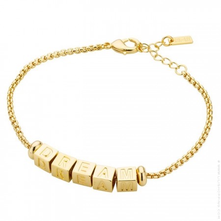 Gold plated Picasso DREAM bracelet