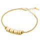 Gold plated Picasso bracelet