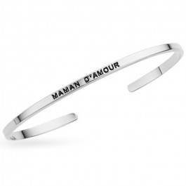 Maman d'Amour silver platted bracelet