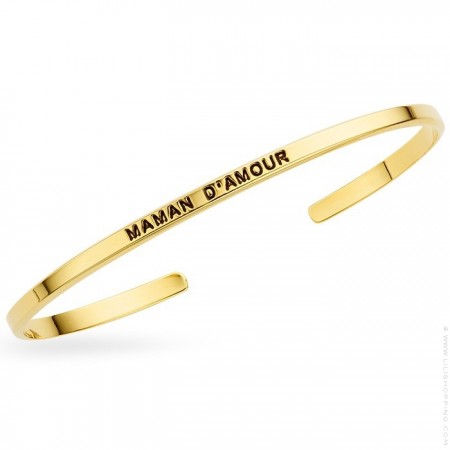 Maman d'Amour gold platted bracelet