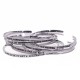 Happiness is not a destination it is a way of live silver platted bracelet
