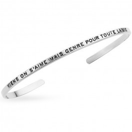 Jonc Viens on s'aime mais genre pour toute la vie S