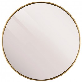 80 cm round antic gold mirror