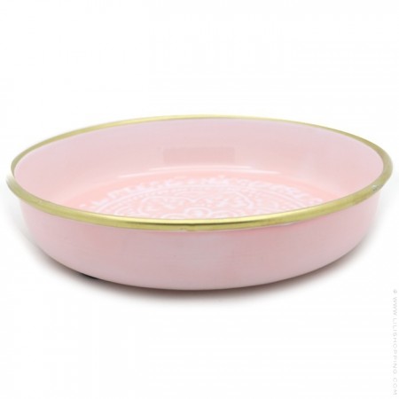 light pink enamelled Berber cup