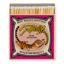 Grandes allumettes tigre et panthère