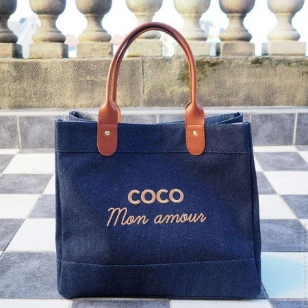 New Denim Mademoiselle Fani Coco mon Amour bag