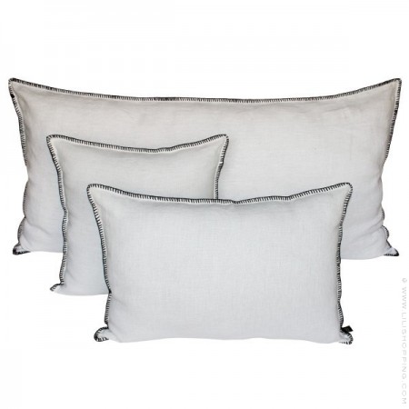 Mansa white cushion with inner