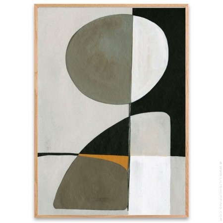 Mae Studio Composition 01 30 cm x 40 cm framed poster