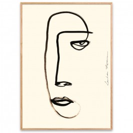 Serious Dreamer By LouLou Avenue 50 cm x 70 cm framed poster