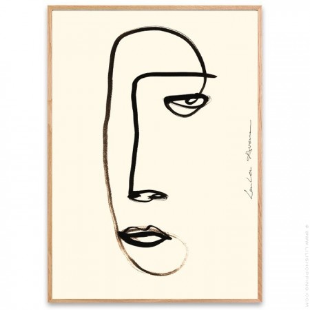 Mae Studio Composition 01 30 cm x 40 cm framed poster