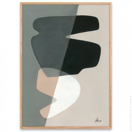 Mae Studio Composition 01 30 cm x 40 cm framed poster
