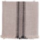 Stripped and fringed powder kitchen towel