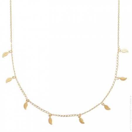 Gold platted bobo necklace