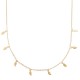 Collier V plaqué or