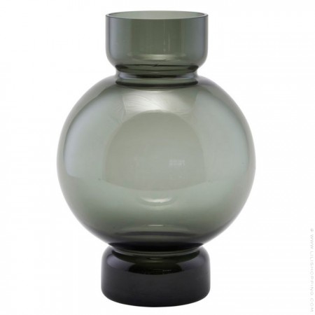 Tinka green glas vase
