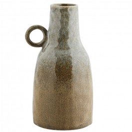 Lichen vintage stoneware vase