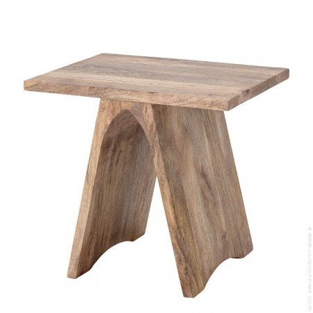 Table d'appoint Centa en bois recyclé